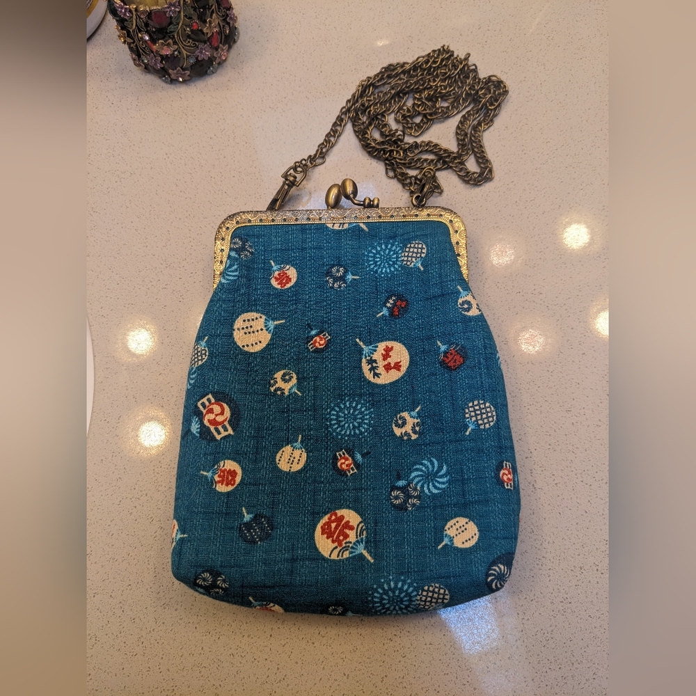 Japanese style crossbody bag granny purse clutch purse